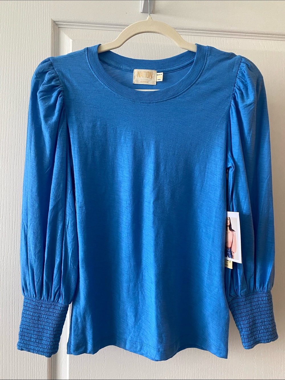 Nation LTD puff sleeve top w tags